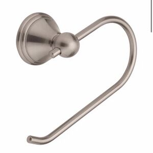 Harney Toliet Paper Holder, European, Alexandria Collection Satin Nickel NWT